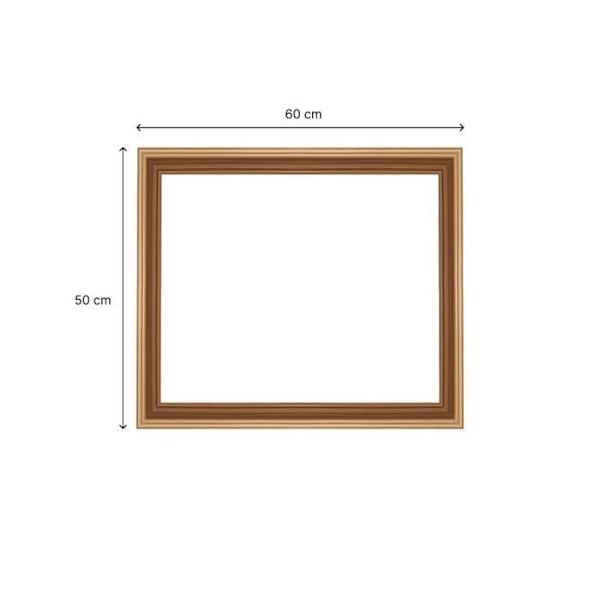 Gjuten ram - NORDLINGER PRO - 50 x 60 cm - 42 x 14 mm - FSC 100%