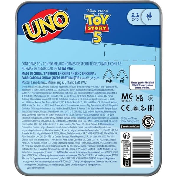 UNO-leksak
