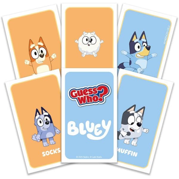 VEM ÄR DET? Bluey - Brädspel - VINNANDE TRÄK - Från 6 år