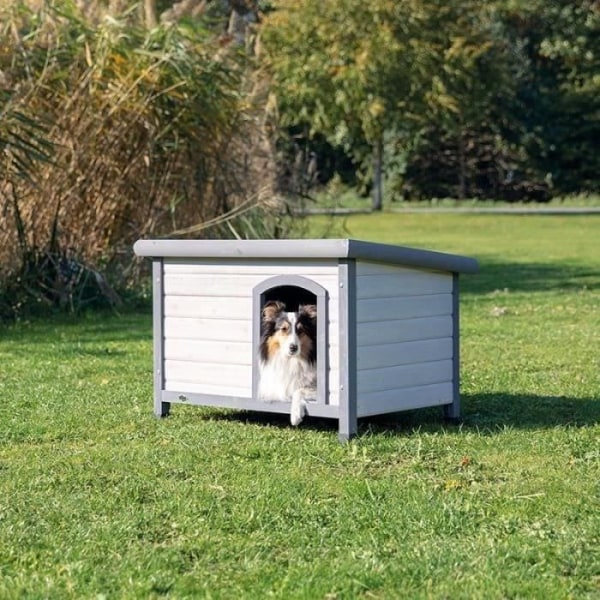 Natura - Doghouse - Klassisk med platt tak