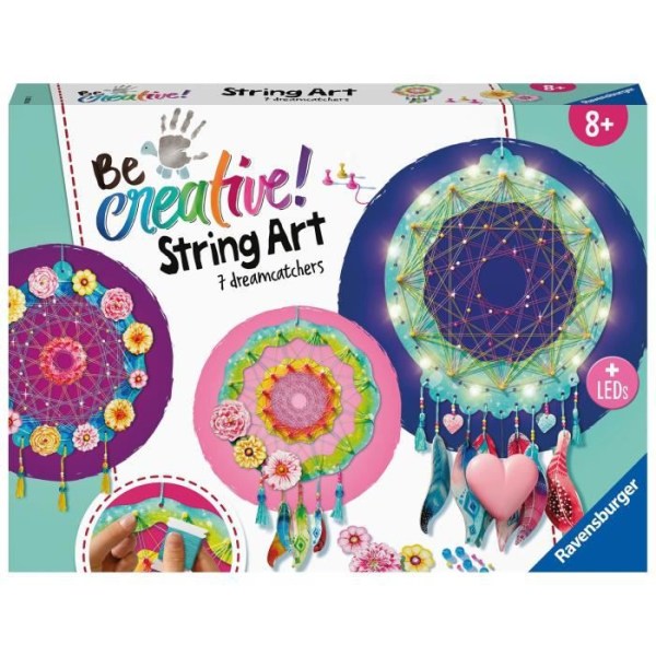 Ravensburger - String Art DreamCatchers - 4005556182350 - Från 8 år gammal
