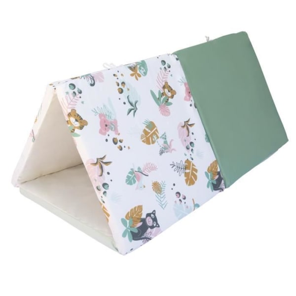 TINEO Maxi Matta Malin Jungle Buddies 5 in 1 - Evolutive - Avtagbart överdrag - 180x200 cm - Ny kollektion