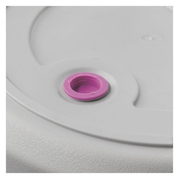 Fyrkantig blomkruka - DEROMA - Origin - 30 L - Antracit
