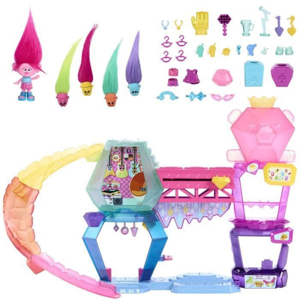 CRYSTAL CLUB BOX - MATTEL - HNF24 - TROLLS DOCKA DOCKA