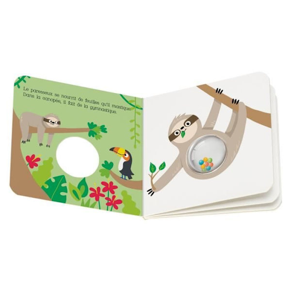 Ravensburger play+, My Rattle Book - My first animals, Book, First age, baby