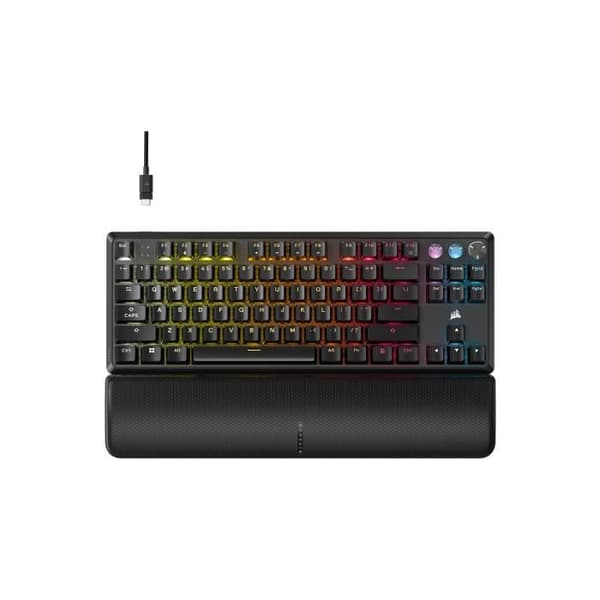 Speltangentbord - CORSAIR - K70 Pro TKL - MGX Hyperdrive-switchar - RGB-bakgrundsbelysning - AZERTY