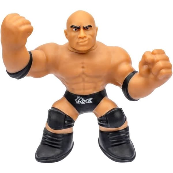 Stretchig figur - GOO JIT ZU WWE - The Rock - 11 cm - Elastisk struktur - 3x stretchig
