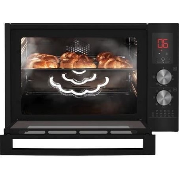 Miniugn - BEKO - BMF30QVB - 30 L - Multifunktion - Omrörd värme - LED-skärm - 7 funktioner - Svart