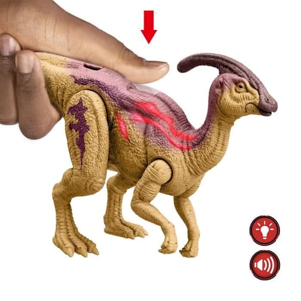 Jurassic World - Parasaurolophus Fierce Roar - HTK75 Action Figur