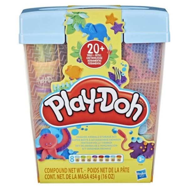 Play-Doh Super Accessory Box Djur, leksaker och modelllera för barn