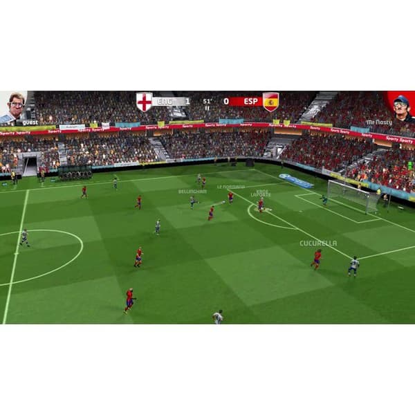Sociable Soccer Champions Kit för Switch 1 & 2 + Bollgrepp - Nintendo Switch-spel