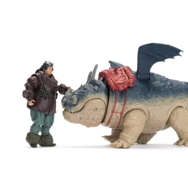 SPIN MASTER PACK DRAGON AND VIKING 25 CM GRONK Drakar Film
