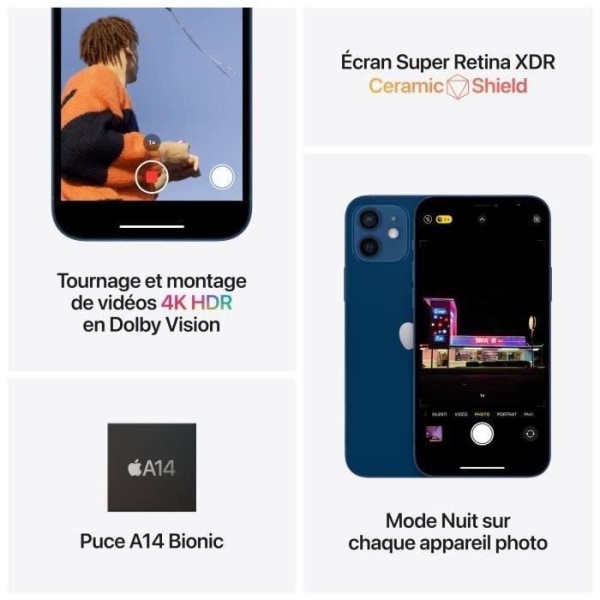 Apple iPhone 12 256 GB (produkt) Röd- utan fotgängare