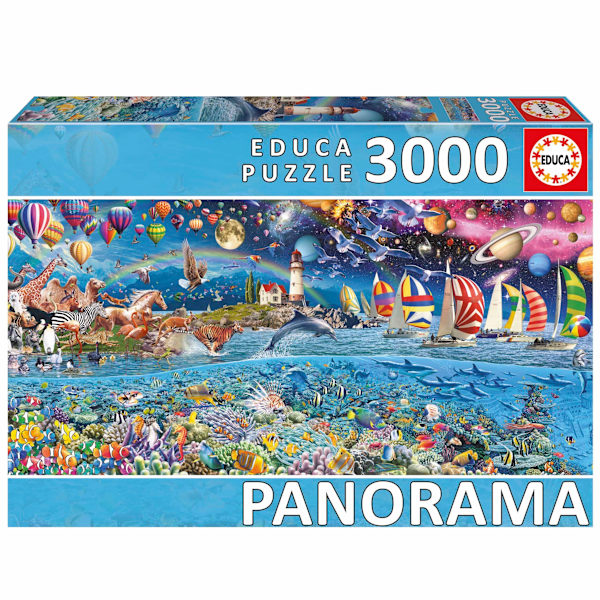 Pussel - EDUCA - Livspanorama - 3000 bitar