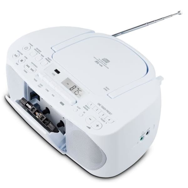 CD K7 Radio - MEDION - FM - 2x3W RMS - Blå
