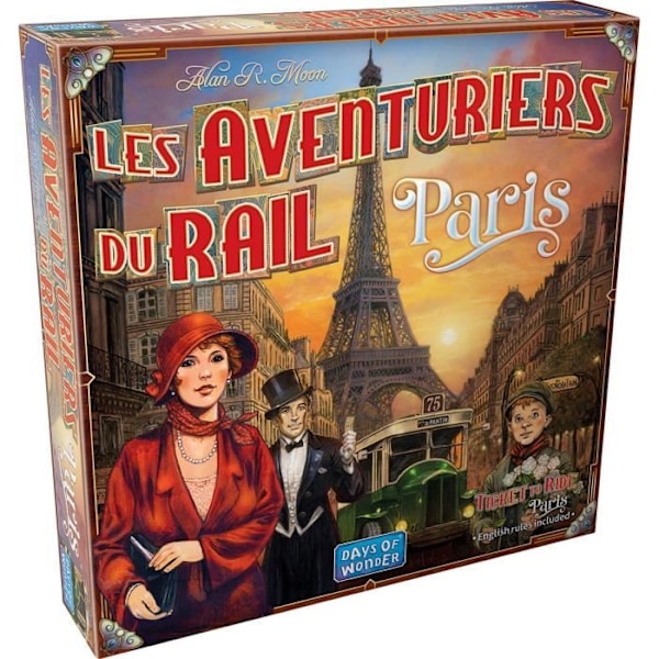 Rail Adventurers Paris - Asmodee - från 8 år och uppåt