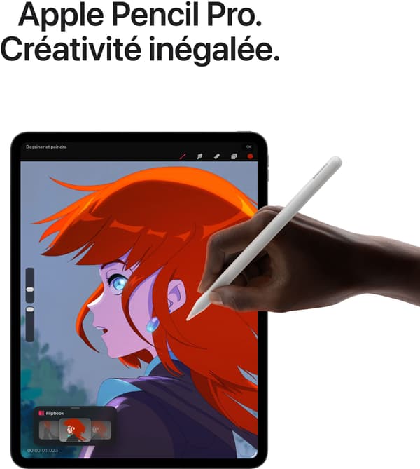 APPLE - iPad Pro M5 - 13" - Wi-Fi + Cellular - 256 GB - Standardglas - Rymdsvart
