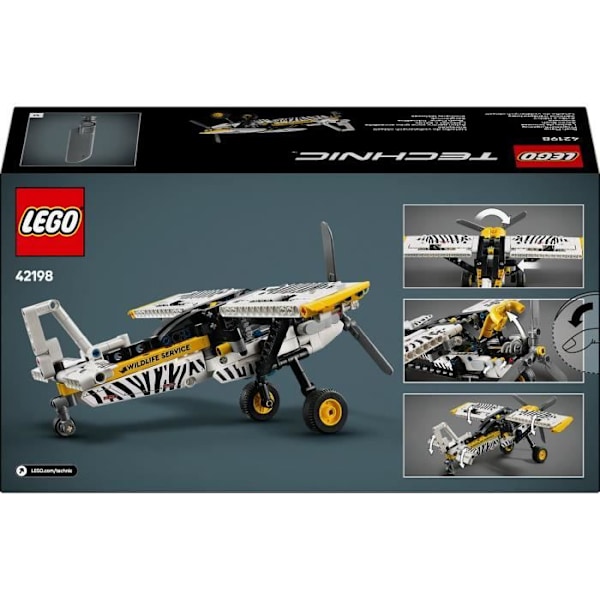 LEGO Technic 42198 Bush Plane - Byggspel för 8-åriga pojkar