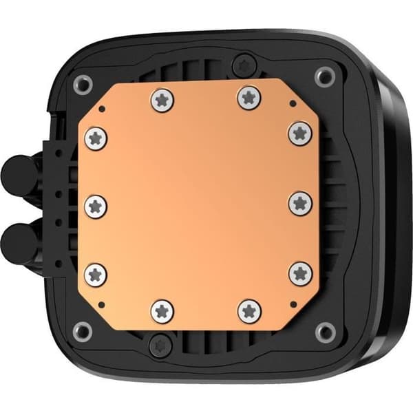 DEEPCOOL LD240 240mm AIO-vattenkylare ARGB för Intel/AMD med digital tempdisplay, svart Svart 240 mm