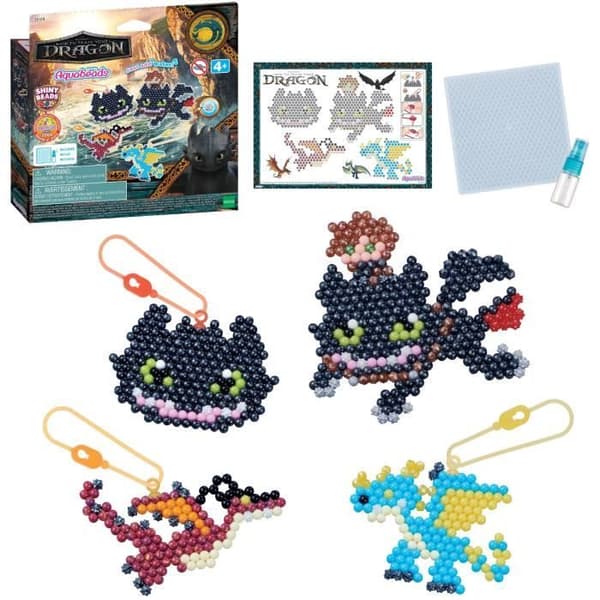 Drakpaketet - AQUABEADS - 800 pärlor - Från 4 år