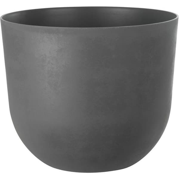 Rund blomkruka - GARDEN ID - Swing Round - Ø 40 - 30 L - H 32 cm - Grå