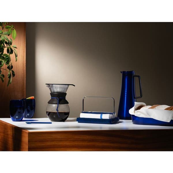 Isolerad karaff - BODUM - Bistro - 1,1 L - Håller drycker varma i 25 timmar - Transparent blå