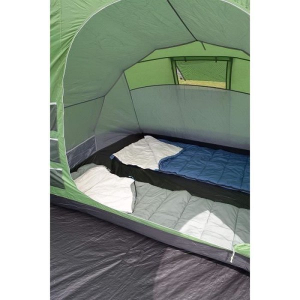 Uppblåsbart campingtält - 3 platser - KAMPA - Brean 3 AIR - Grönt och svart