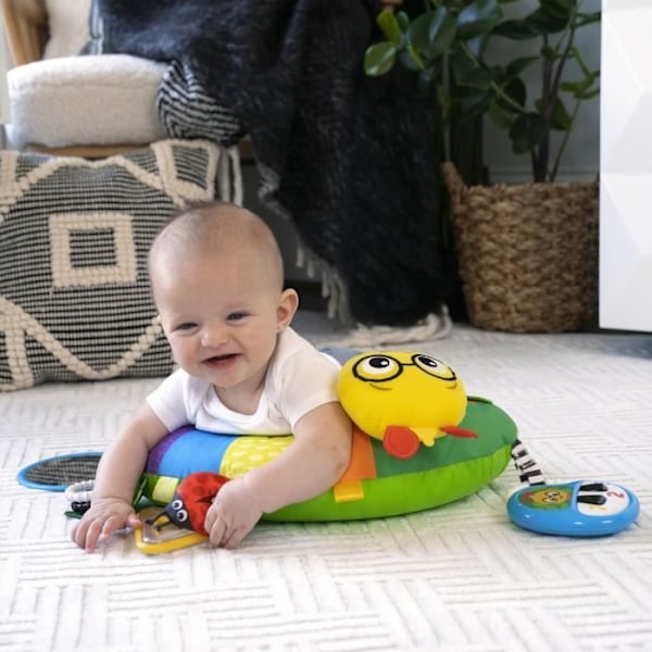 Multisensorisk aktivitetskudde för lek i magen - BABY EINSTEIN - Cal-a-Pillow - Barn från 0 månader och uppåt