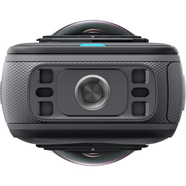 Insta360 X5 Starter Bundle 360° actionkamera 8K, vattentät 15 m, FlowState-stabilisering, 2 batterier Svart 3,82 x 4,6 x 12,45 cm (djup x bredd 