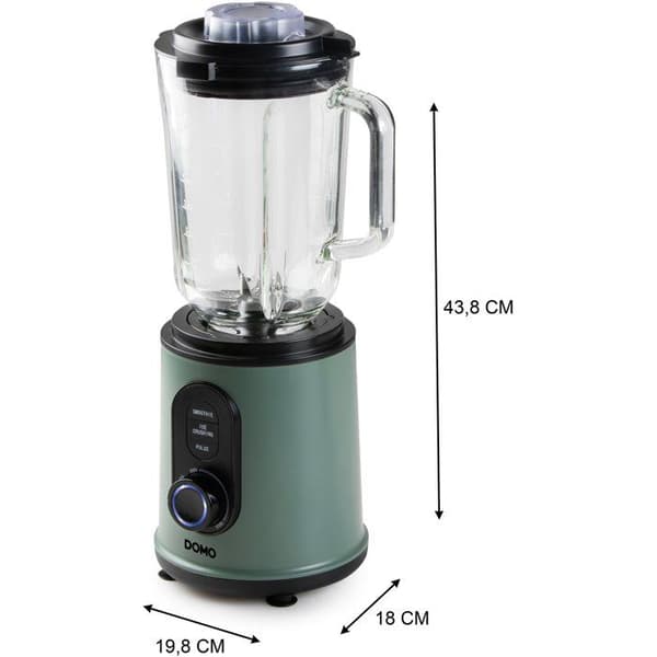 2-i-1-mixer - DOMO - DO734BL - 800 W - Grön
