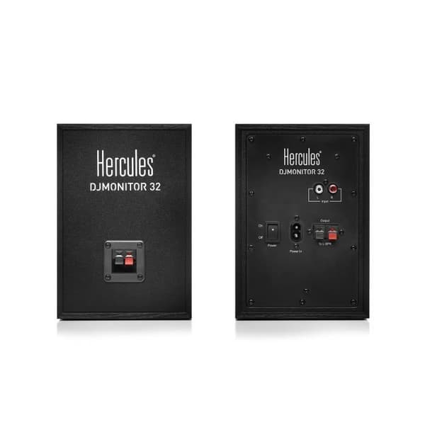 Hercules DJMonitor 32 - 2 x 15 W aktiva övervakningshögtalare