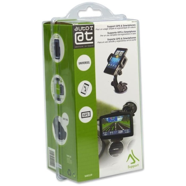 AUTO-T 360 ° smartphone / GPS-stöd med sugkopp