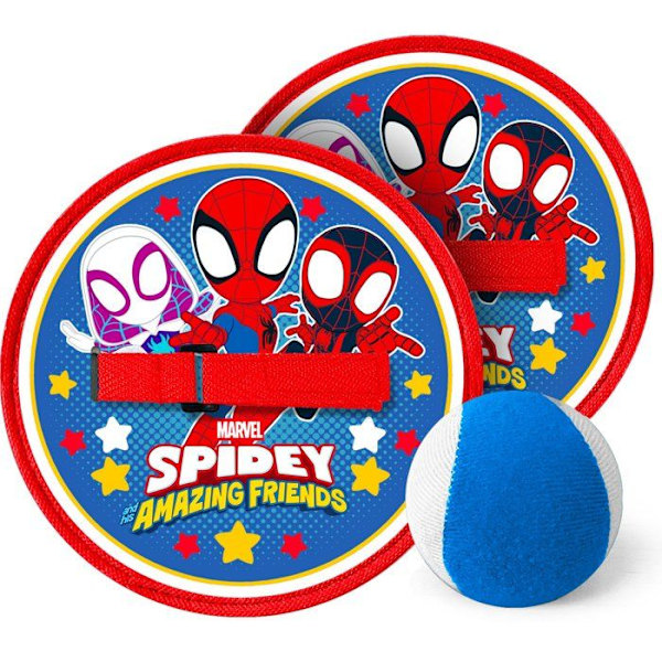 Bollfångarspel - MARVEL - Spidey - 2 kardborreband