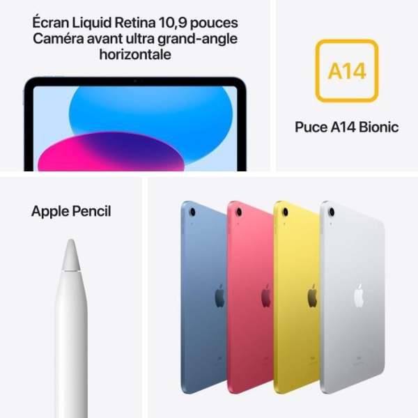 Apple - iPad (2022) - 10.9 - WiFi - 64 GB - Silver