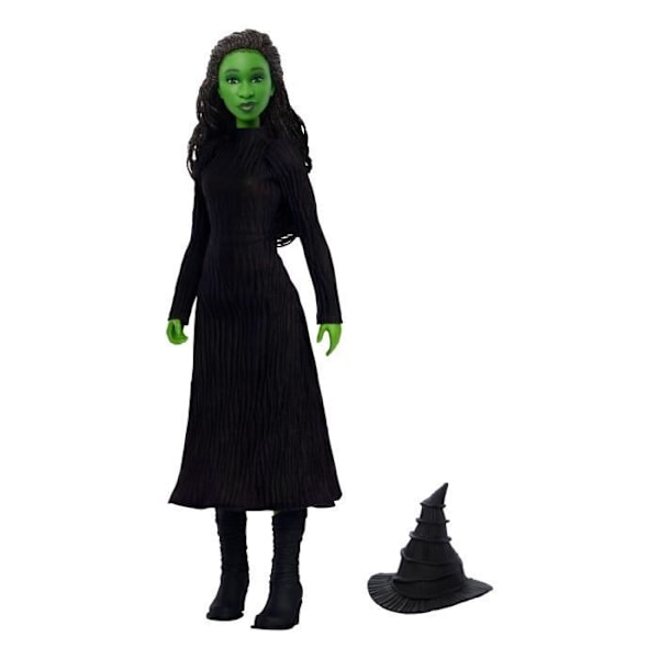 Mattel-Wicked-Elphaba sångdocka med klänning och tillbehör - Wicked - HYM40