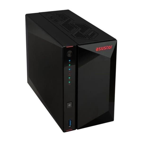 NAS-server - ASUSTOR - AS5402T Nimbustor 2 Gen2 - Intel Celeron fyrkärnig 2.0GHz - 4GB DDR4 - 2x 2.5GbE