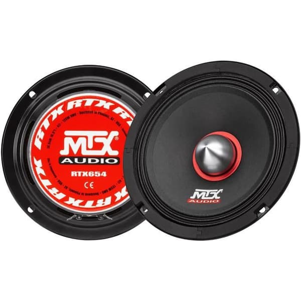 MTX Högeffektiv mellanhögtalare RTX654 - 16,5 cm - 125W