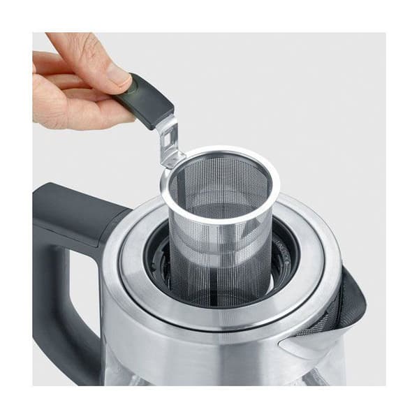 1L vand- og tekedel - SEVERIN - WK3473 - 2200W - 5 bryggeprogrammer - Justerbar temperatur og tid - Glas/rustfrit stål