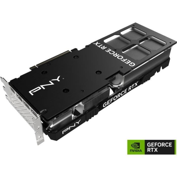 PNY - Grafikkort - GeForce RTX 4070 Ti SUPER 16GB VERTO överklockad trippelfläkt DLSS 3