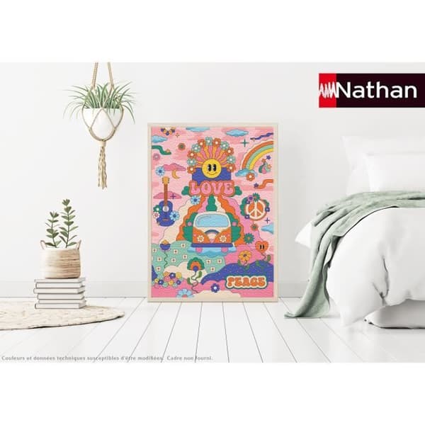 1000-bitars hippiestil / Cha Cha Pop-pussel, 14 år, premiumkvalitetspussel, artistsamling, 12001443, Nathan