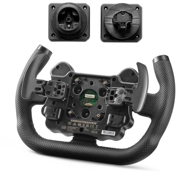 Racingratt - THRUSTMASTER - EVO Racing 31U Läder - Kompatibel med PC, PS4, PS5, Xbox-serien och Xbox One - Svart