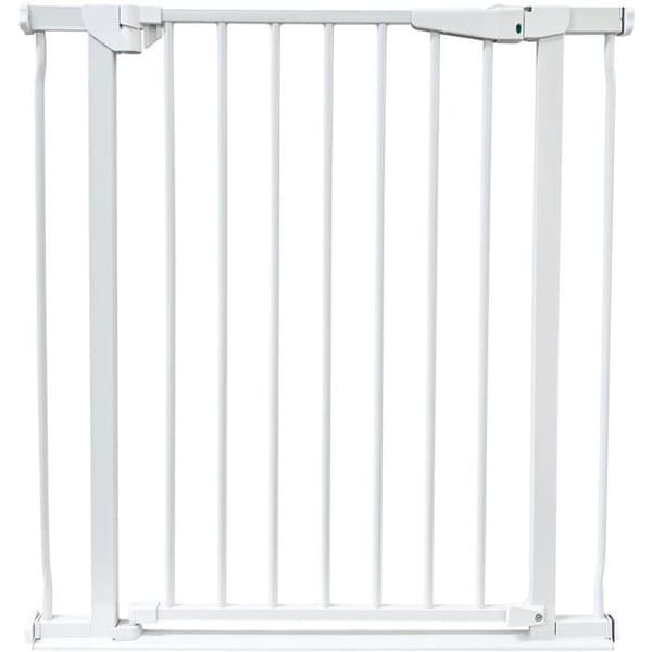 Säkerhetsgrind - DREAMBABY - Advance Auto-Close - Låg bas - Passar 75-81 cm, 76 cm höjd - Vit