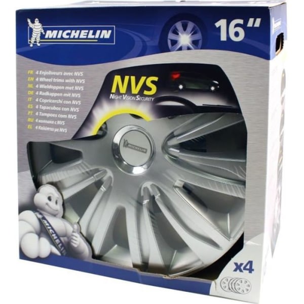 MICHELIN 4-hjulskydd 16 Chromé NVS42