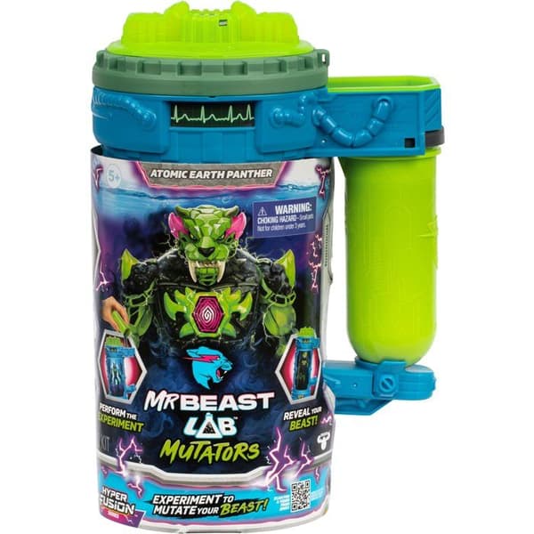 Mutator Atomic Earth Panther Figur - MRBEAST LAB - ROCK - 13 cm - Från 5 år