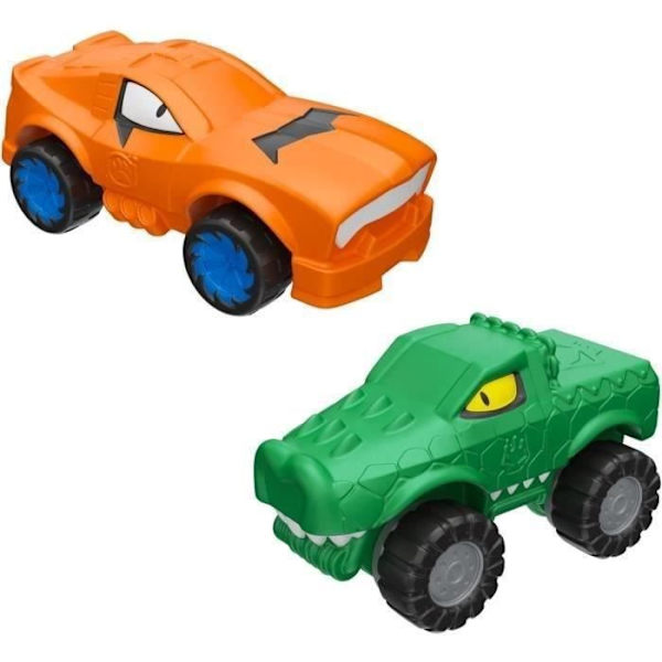 Miniatyrfordon - Älgleksaker - GOO-MOBILER - TURBO TYGER VS RUMBLER JAW