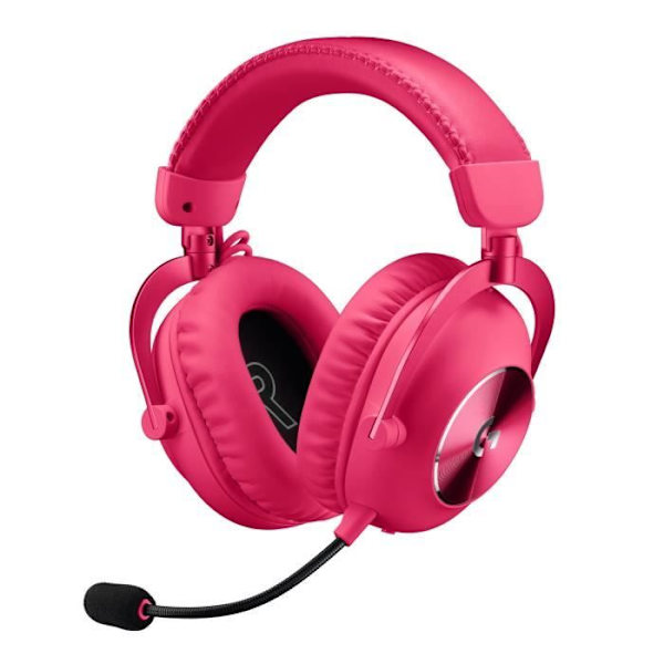 Gamingheadset - Trådlöst - Logitech G - Lightspeed - Rosa