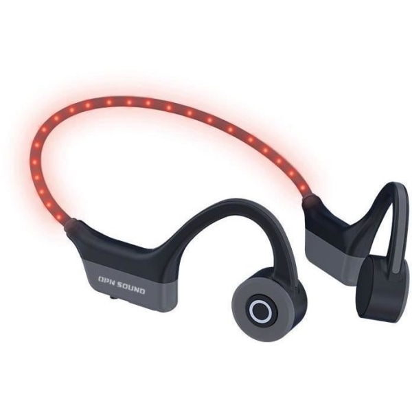 Trådlösa hörlurar med öppna öron - OPN SOUND - DASHLYTE - LED-hörlurar - Bluetooth 5.2 - Svart
