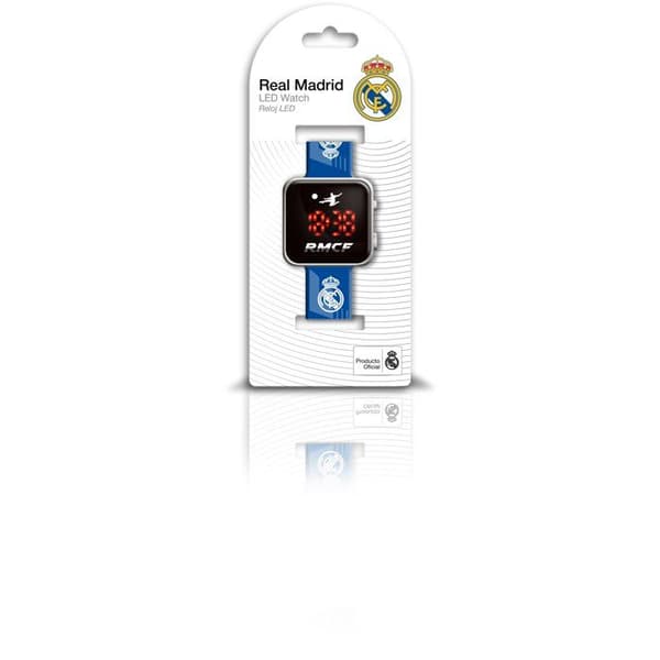 LED-klocka - BARNLICENS - Real Madrid - Ålder 4+ - Blå