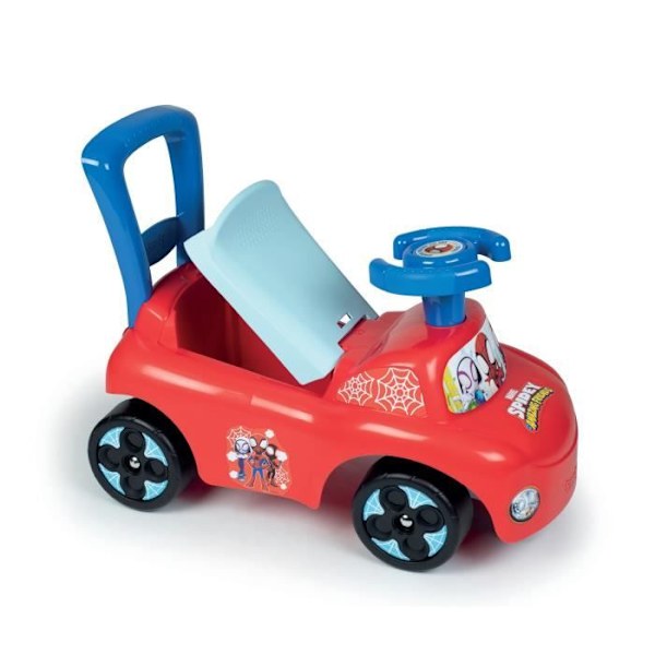 Smoby - Spydey Auto Carrier - Trotteur Function - Direction ratt
