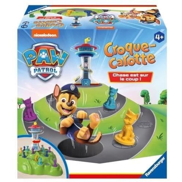 Carrot Crunch Paw Patrol, Fun Trail Game, Ages 4+, 22385, French Version, Ravensburger